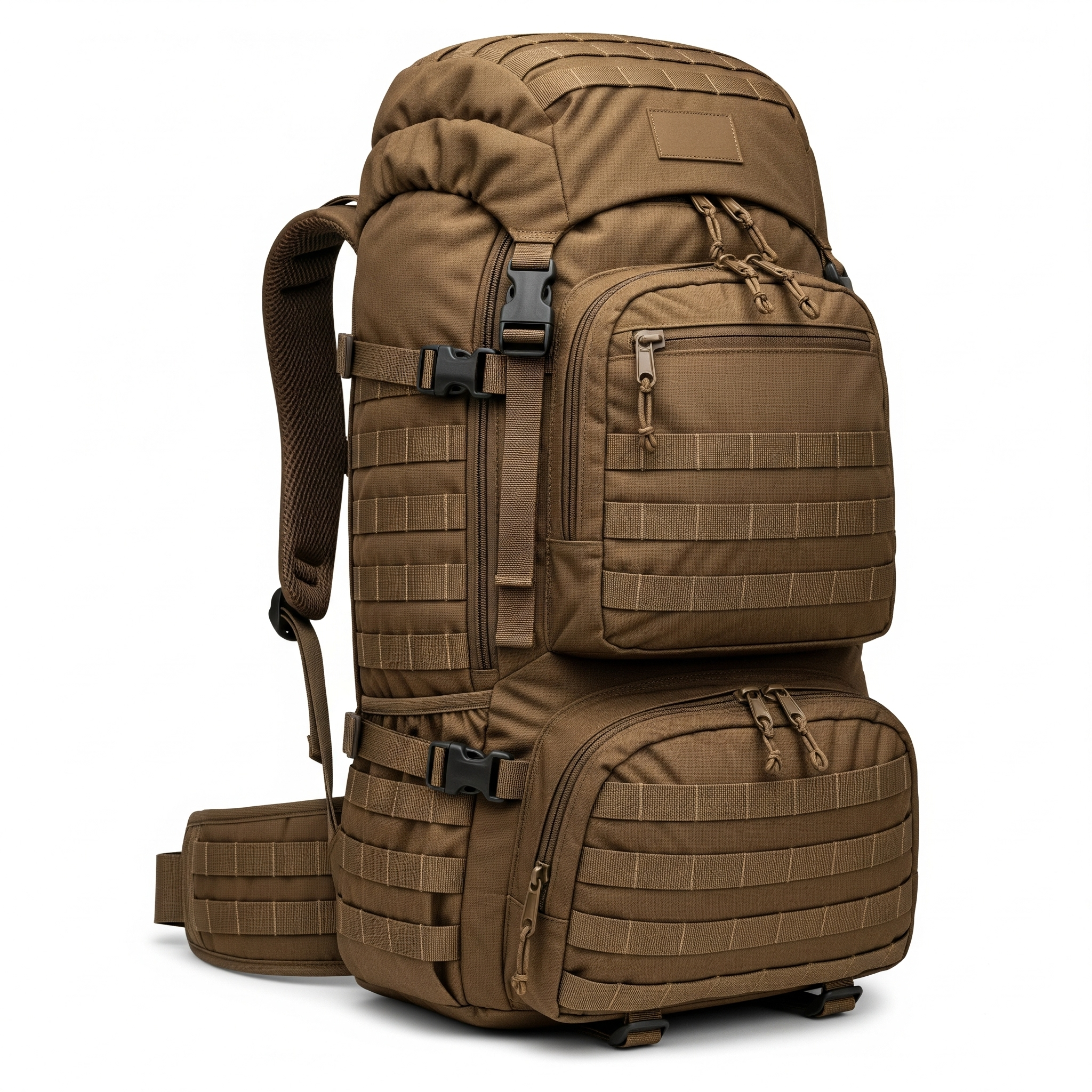 Water-Resistant 80L–100L Tactical Hiking Backpack with 600D Oxford Fabric for Multi-Day Outdoor Trips