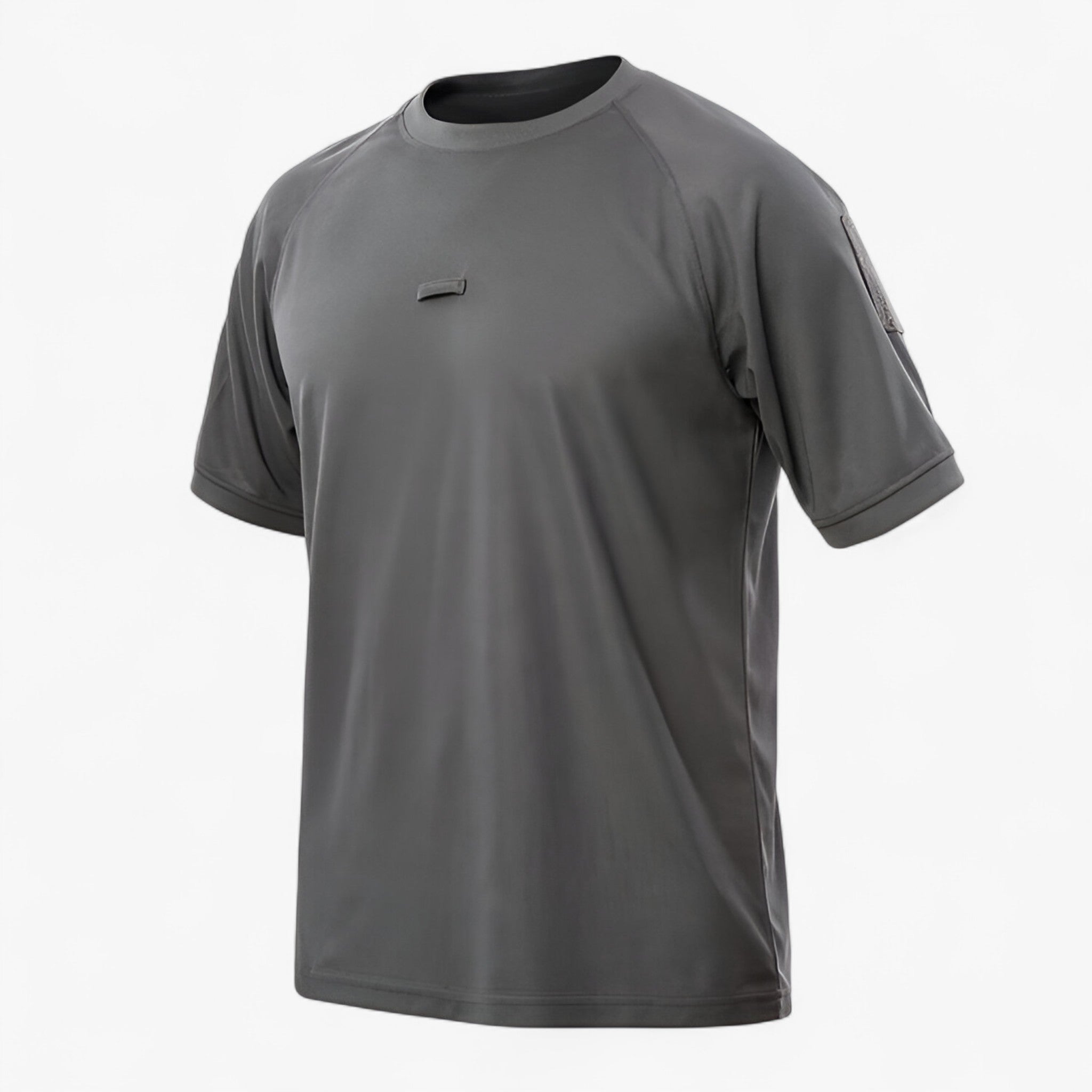Men's Short-Sleeve Quick-Dry Polyester T-Shirt – Breathable Athletic Fit for Running, Hiking, and Training